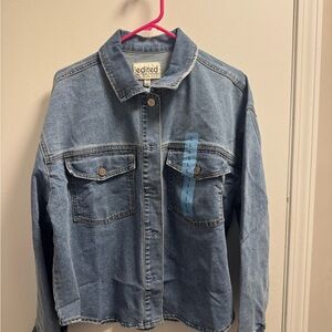 Edikted Blue Denim Jacket